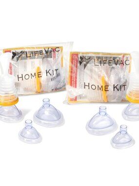 LifeVac Home Kit 2 Pack - Portable Suction Rescue Device, First Aid Kit